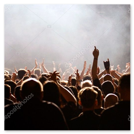 Band beim Encore, Applaus vom Saal